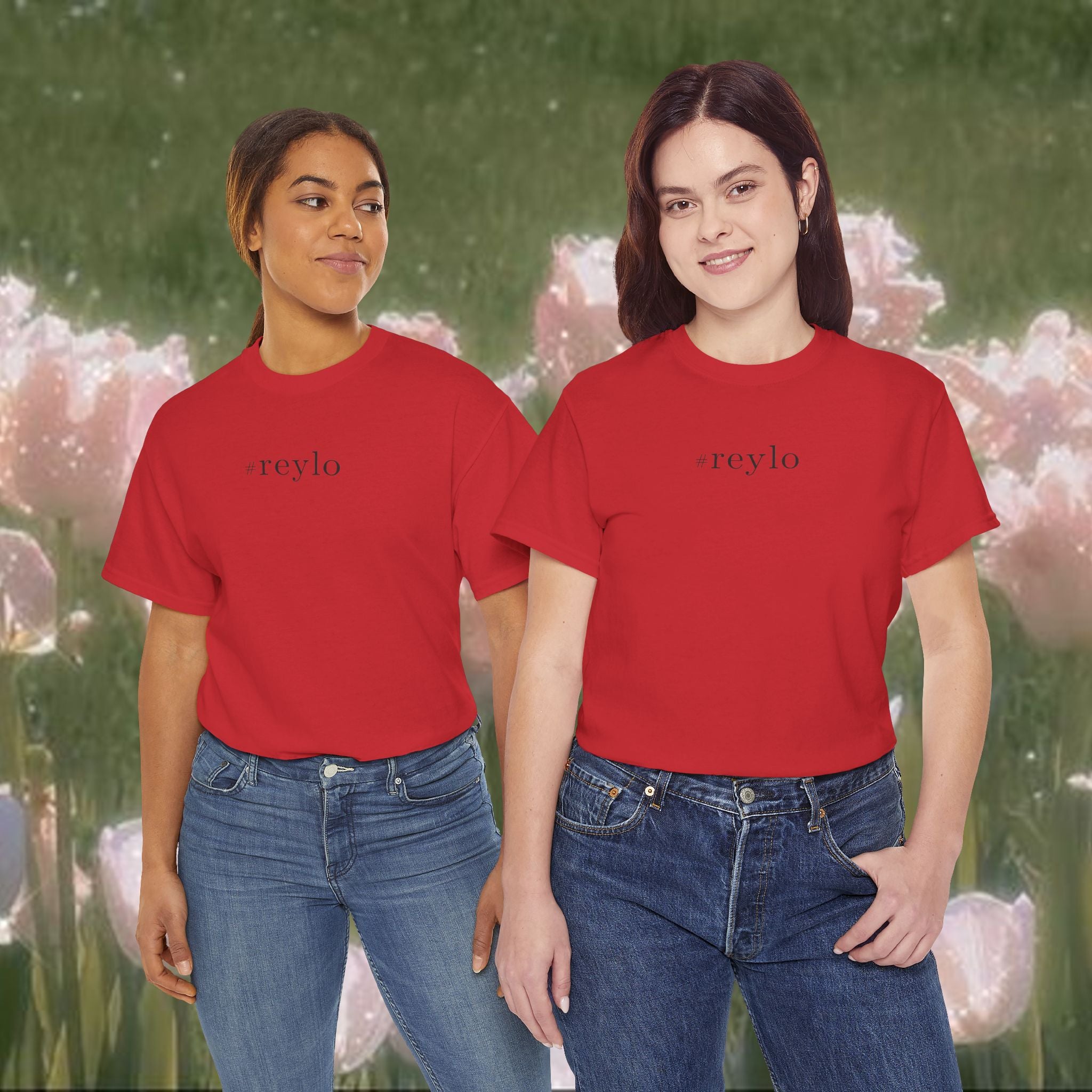 #reylo Minimalist Hashtag Tee — Subtle Fandom Shirt, Enemies to Lovers Aesthetic