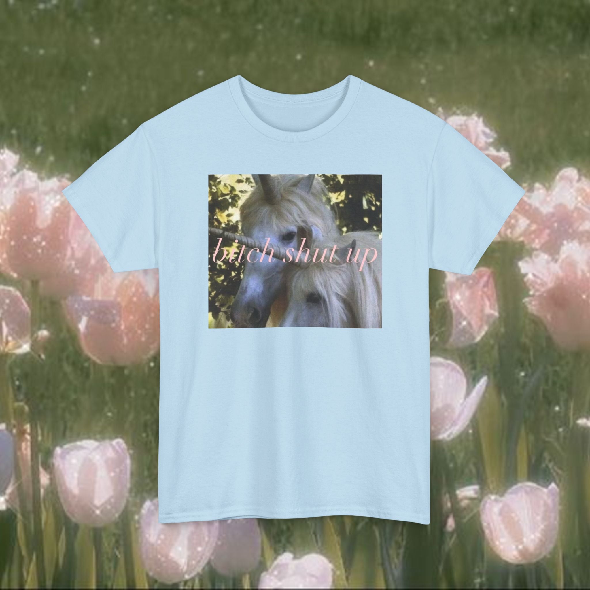 Vintage Unicorn Meme T-Shirt – Funny Sarcastic Graphic Tee, Coquette Y2K Aesthetic Shirt, Unisex 100% Cotton