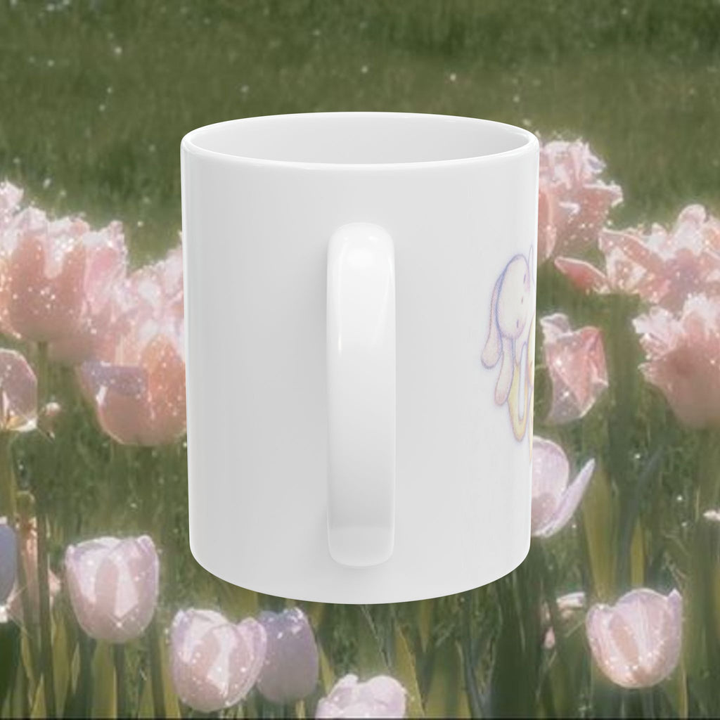 Kawaii Pastel Character Coffee Mug – Cute Aesthetic Ceramic Cup for Coffee, Tea & Matcha