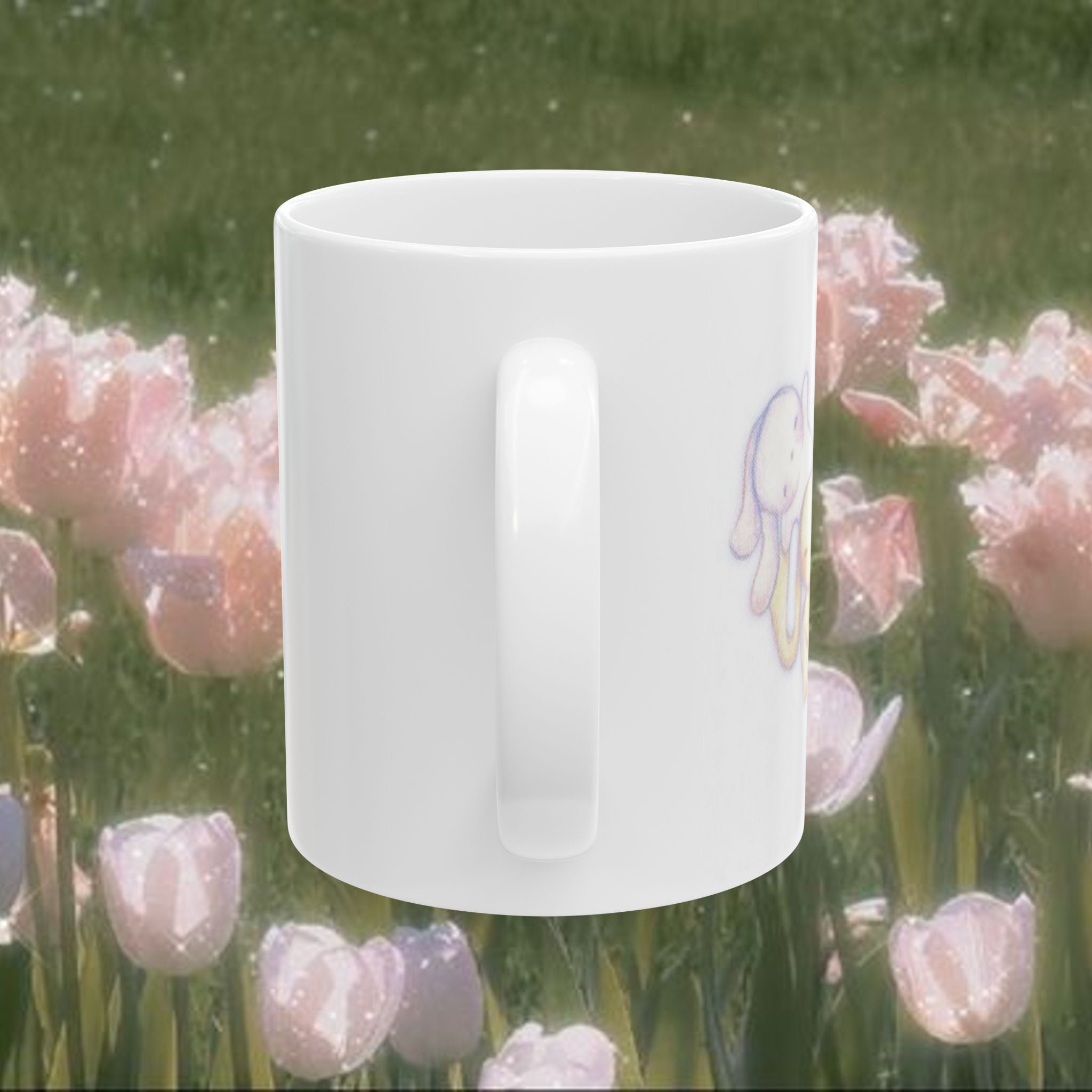 Kawaii Pastel Character Coffee Mug – Cute Aesthetic Ceramic Cup for Coffee, Tea & Matcha