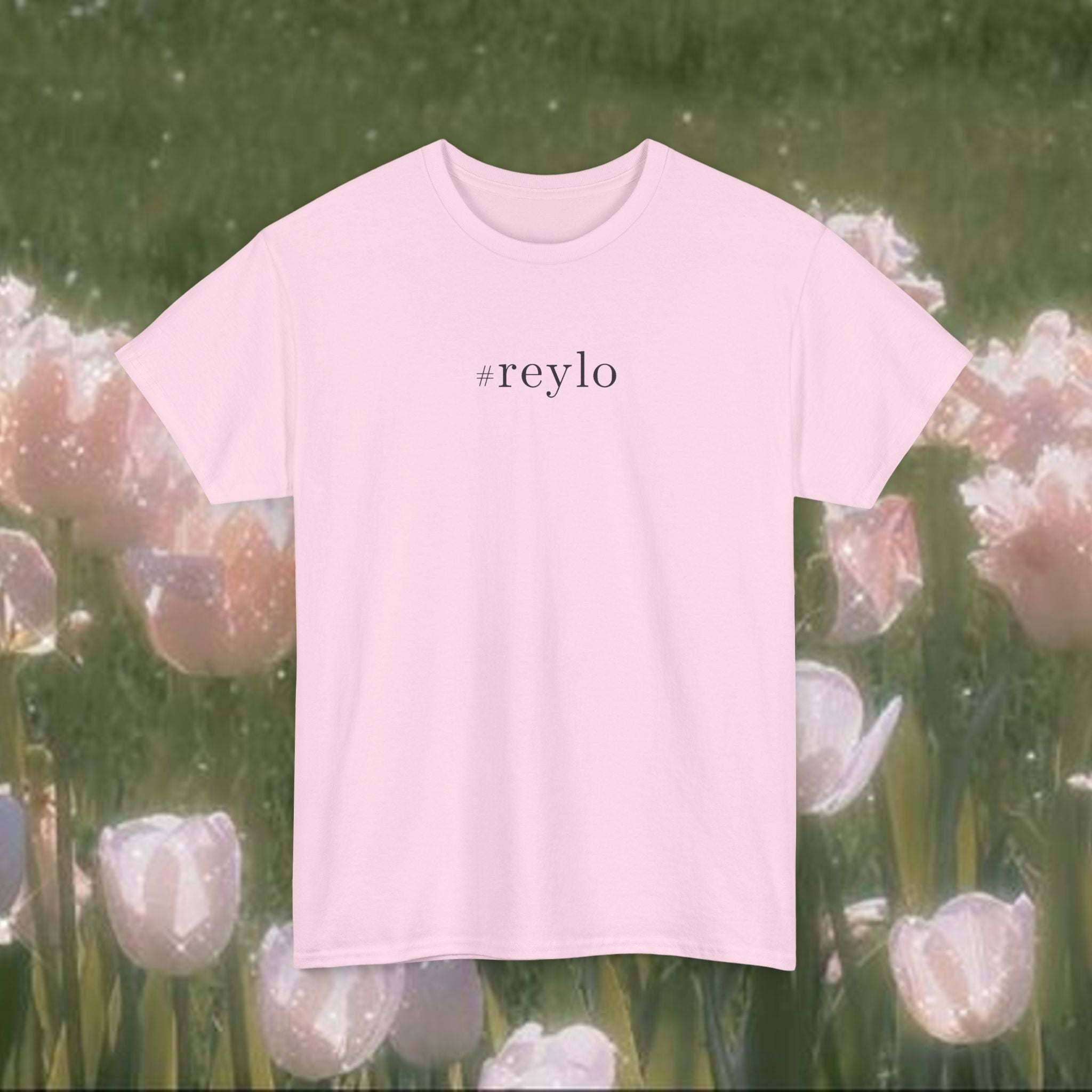 #reylo Minimalist Hashtag Tee — Subtle Fandom Shirt, Enemies to Lovers Aesthetic