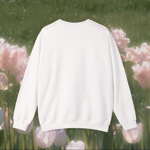 Cute Art Crewneck Sweatshirt, Kawaii Print Sweatshirt, Cozy & Stylish, Adorable Artwork for Casual Wear, Perfect Gift for Art Lovers