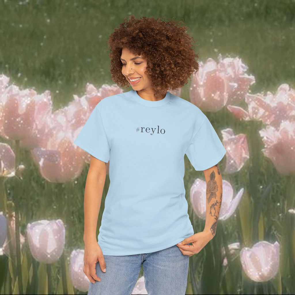 #reylo Minimalist Hashtag Tee — Subtle Fandom Shirt, Enemies to Lovers Aesthetic