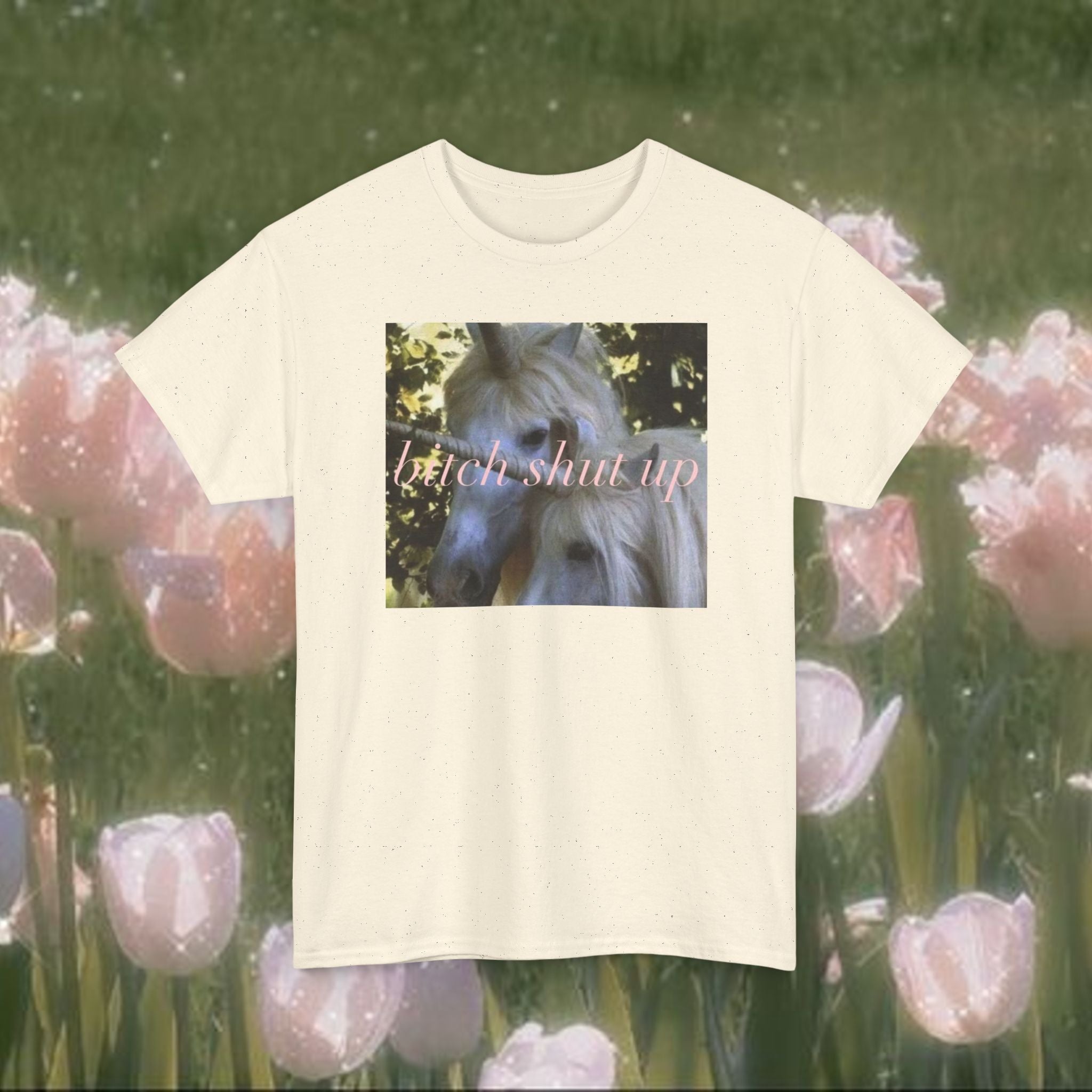 Vintage Unicorn Meme T-Shirt – Funny Sarcastic Graphic Tee, Coquette Y2K Aesthetic Shirt, Unisex 100% Cotton