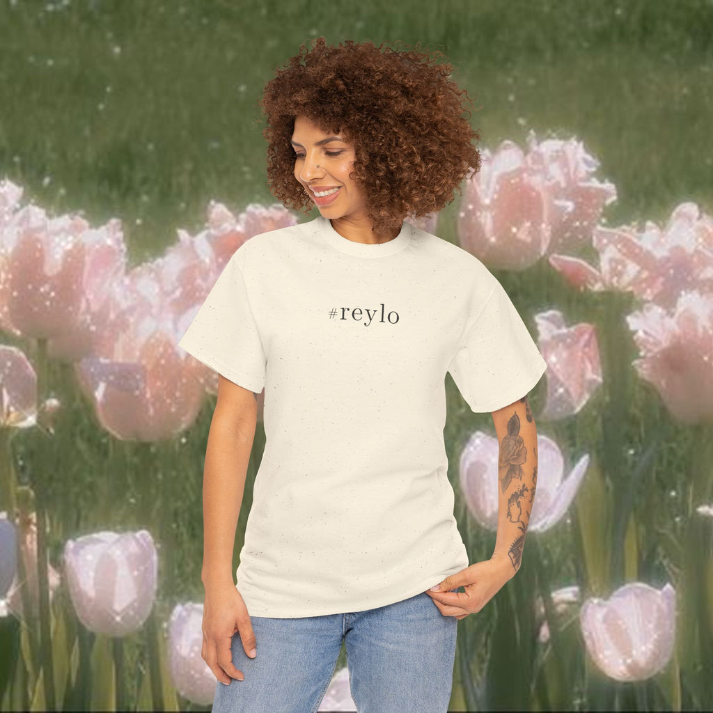 #reylo Minimalist Hashtag Tee — Subtle Fandom Shirt, Enemies to Lovers Aesthetic