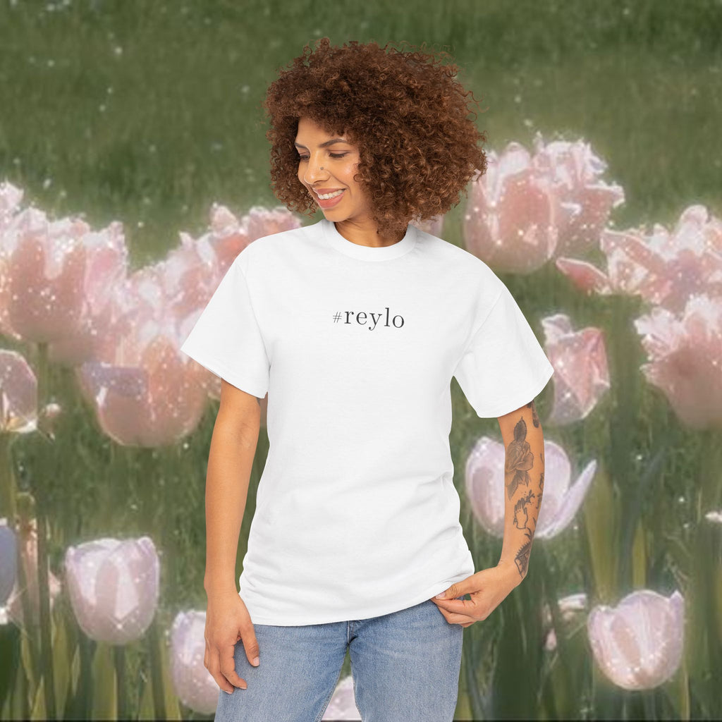 #reylo Minimalist Hashtag Tee — Subtle Fandom Shirt, Enemies to Lovers Aesthetic