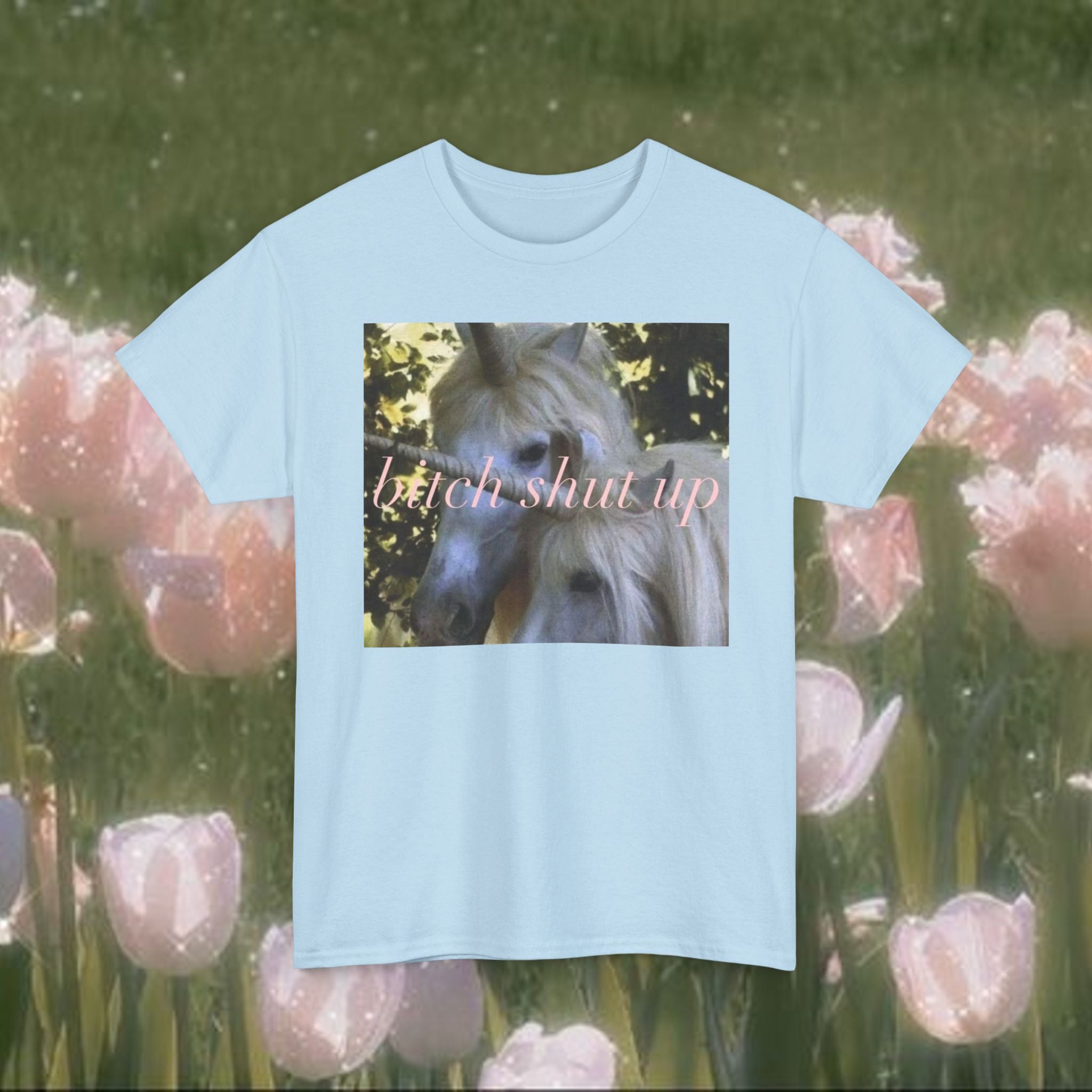 Vintage Unicorn Meme T-Shirt – Funny Sarcastic Graphic Tee, Coquette Y2K Aesthetic Shirt, Unisex 100% Cotton