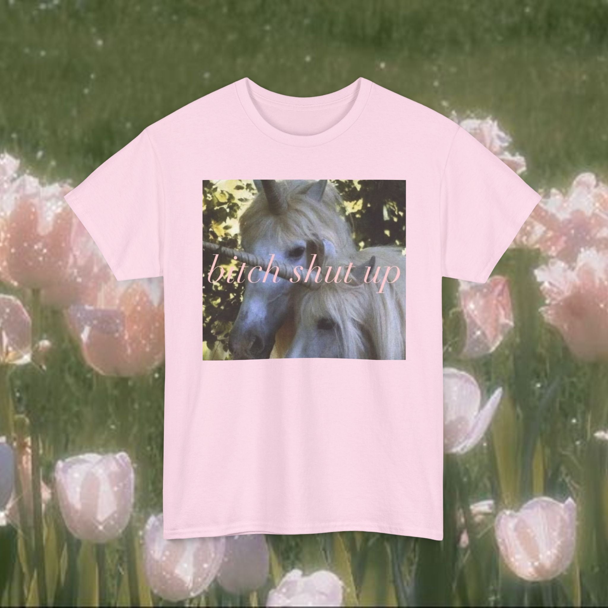 Vintage Unicorn Meme T-Shirt – Funny Sarcastic Graphic Tee, Coquette Y2K Aesthetic Shirt, Unisex 100% Cotton