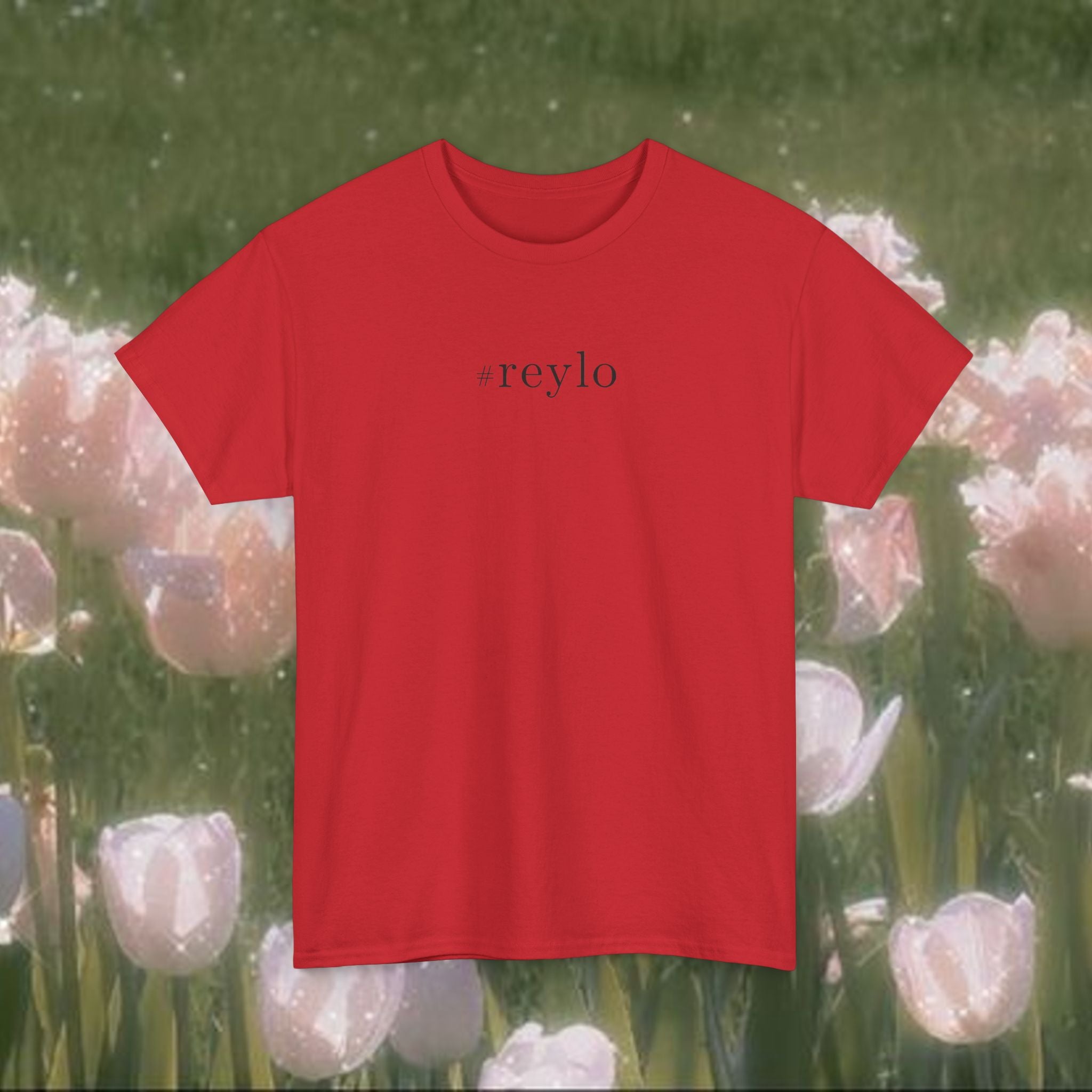 #reylo Minimalist Hashtag Tee — Subtle Fandom Shirt, Enemies to Lovers Aesthetic