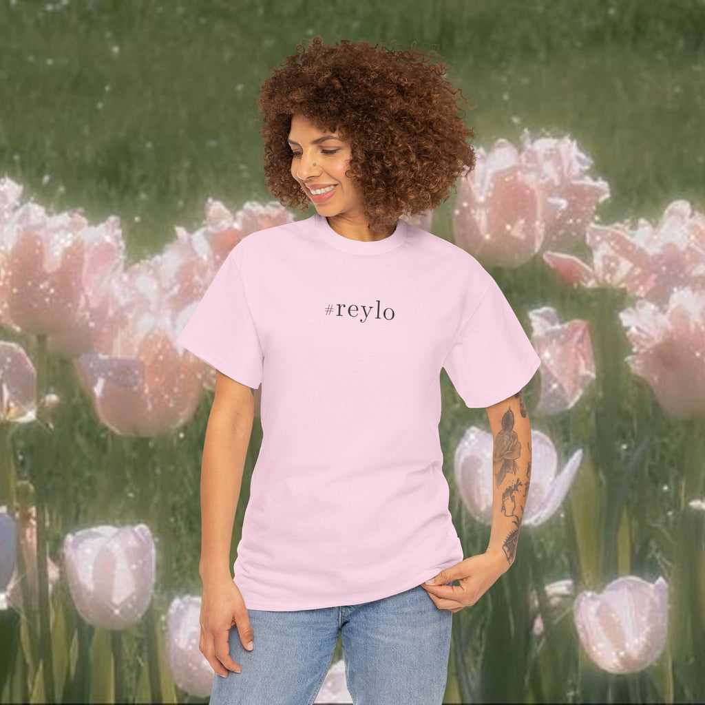 #reylo Minimalist Hashtag Tee — Subtle Fandom Shirt, Enemies to Lovers Aesthetic