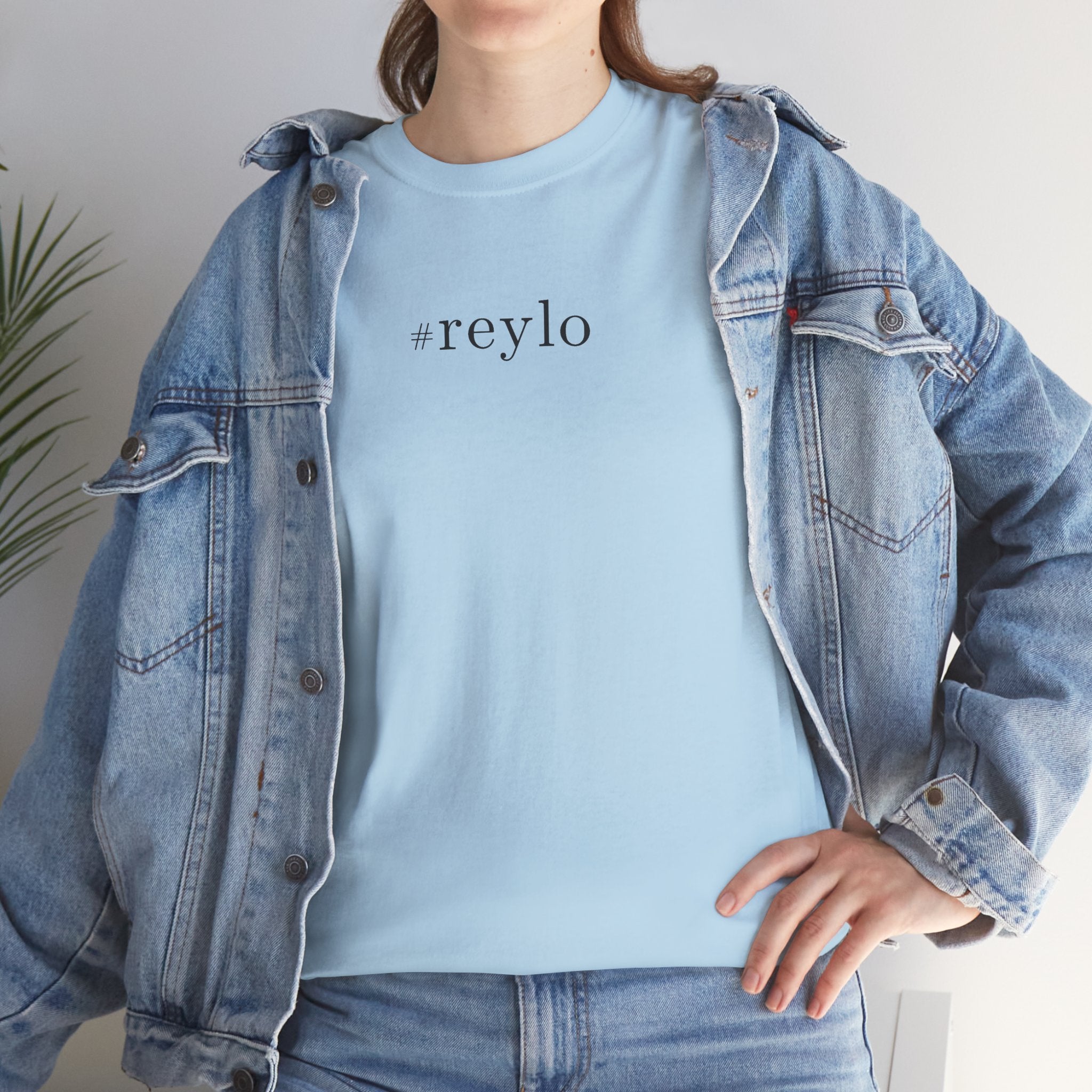 #reylo Minimalist Hashtag Tee — Subtle Fandom Shirt, Enemies to Lovers Aesthetic