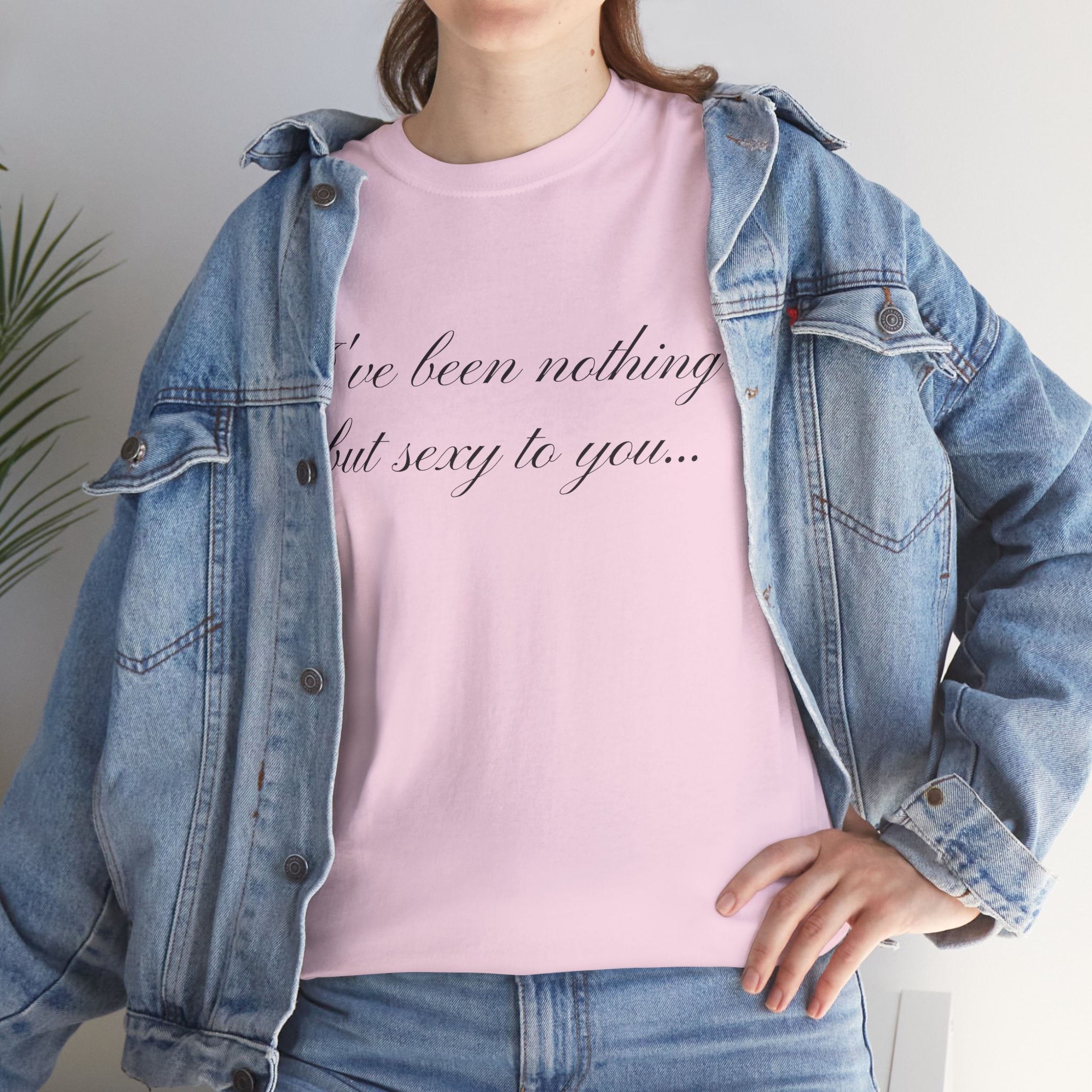 I've Been Nothing but Sexy to You, Cute Coquette T-Shirt - Funny Y2K Aesthetic Tee, Vintage-Inspired Graphic Shirt, Soft & Comfy Fit
