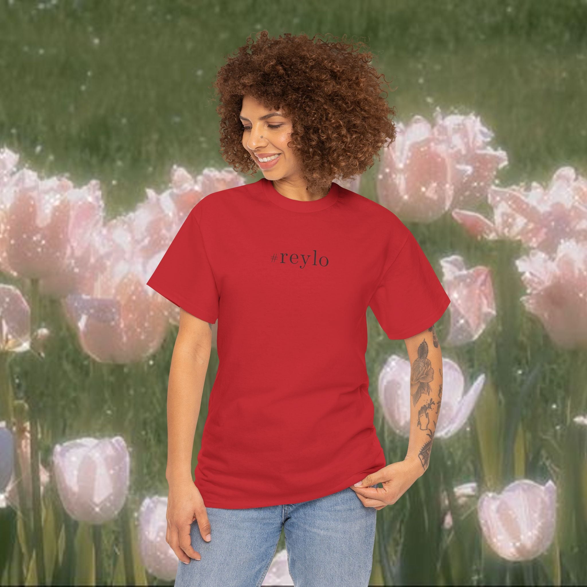 #reylo Minimalist Hashtag Tee — Subtle Fandom Shirt, Enemies to Lovers Aesthetic