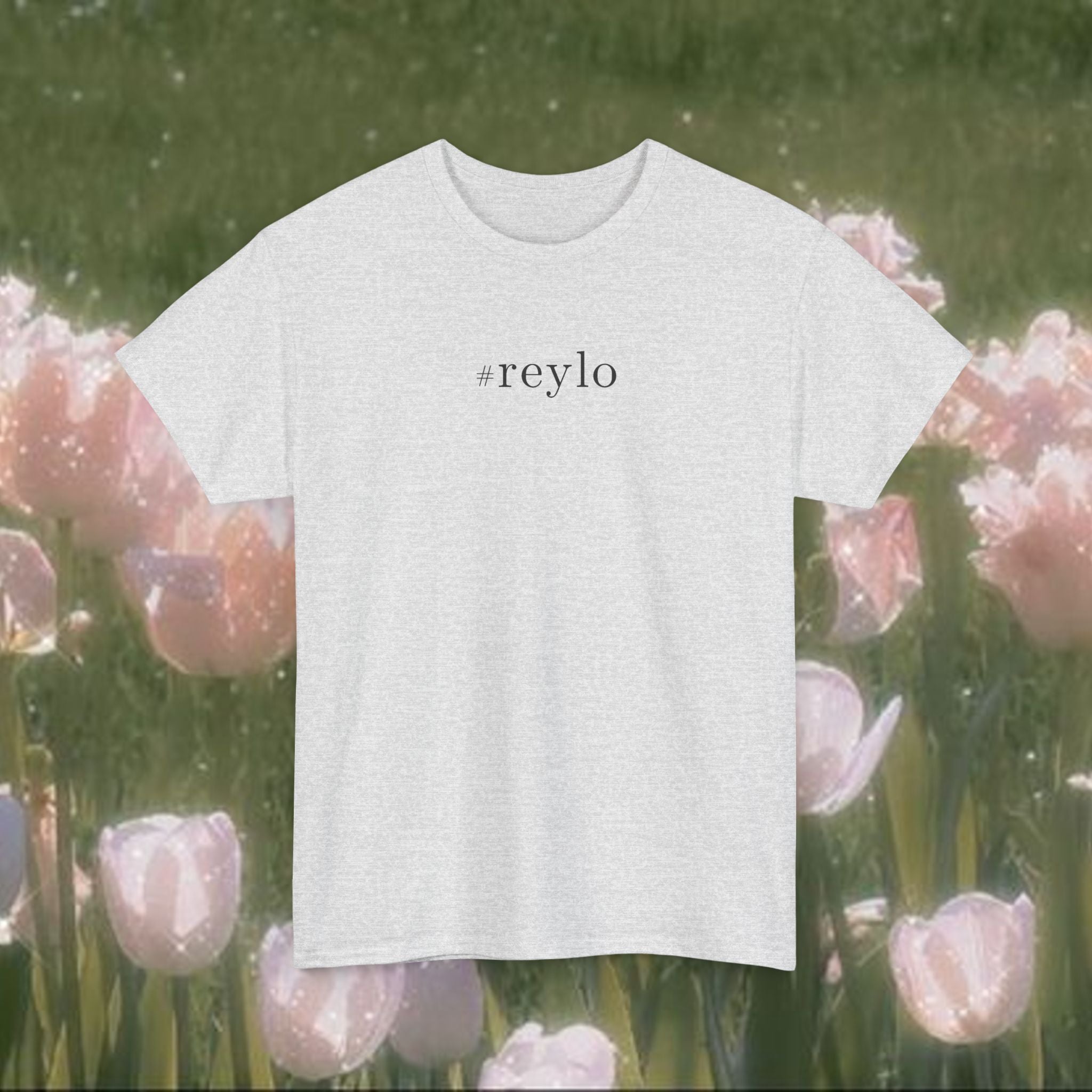 #reylo Minimalist Hashtag Tee — Subtle Fandom Shirt, Enemies to Lovers Aesthetic