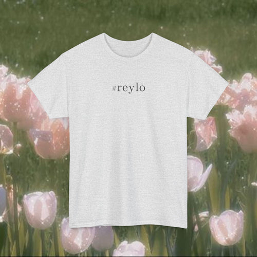 #reylo Minimalist Hashtag Tee — Subtle Fandom Shirt, Enemies to Lovers Aesthetic