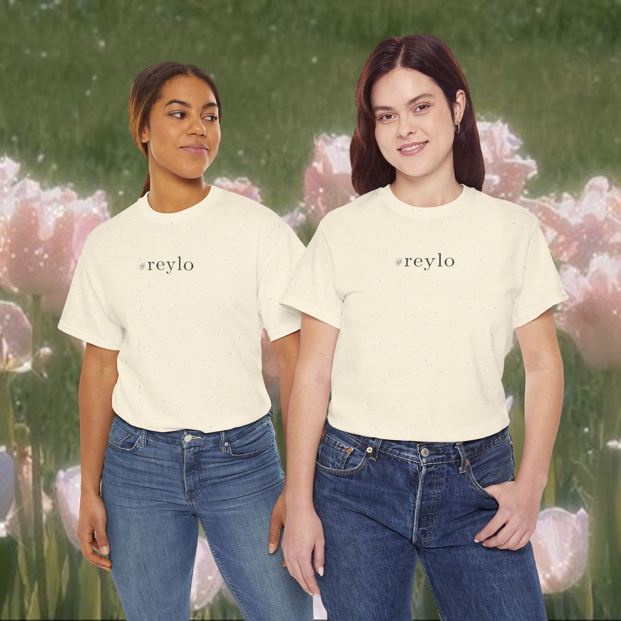 #reylo Minimalist Hashtag Tee — Subtle Fandom Shirt, Enemies to Lovers Aesthetic