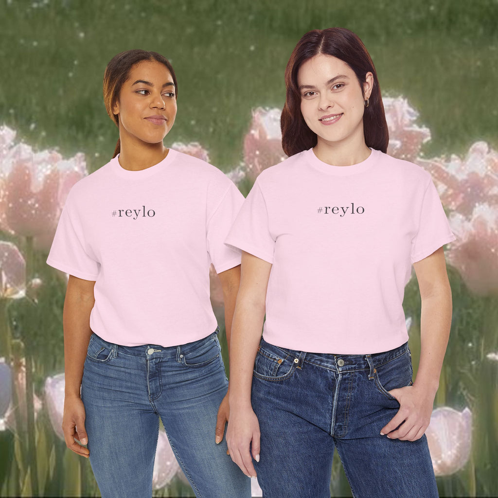 #reylo Minimalist Hashtag Tee — Subtle Fandom Shirt, Enemies to Lovers Aesthetic