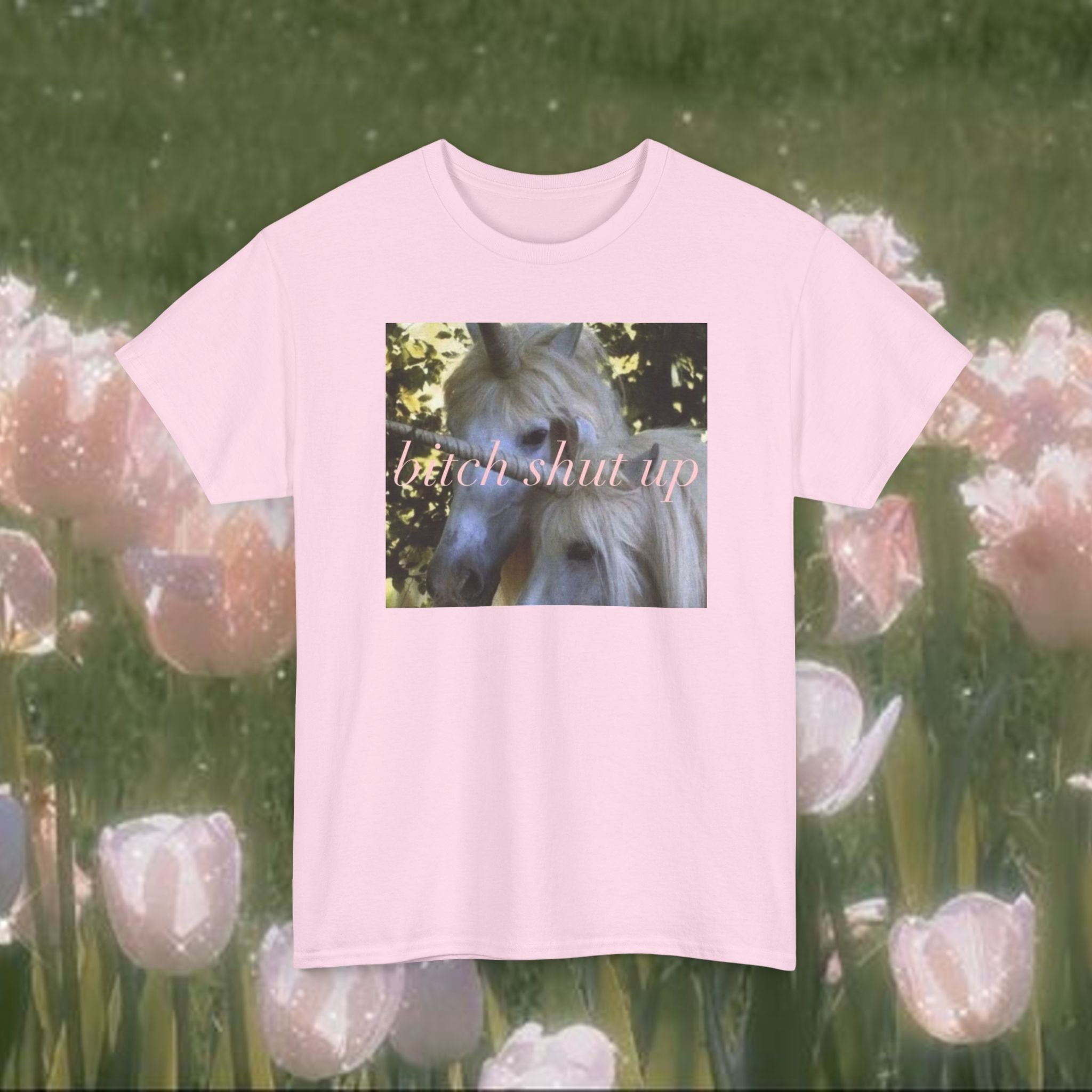 Vintage Unicorn Meme T-Shirt – Funny Sarcastic Graphic Tee, Coquette Y2K Aesthetic Shirt, Unisex 100% Cotton